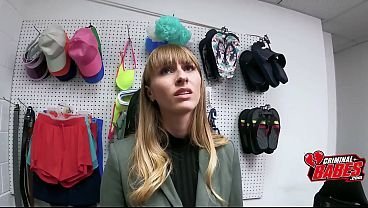 Shoplifting Teen Strips Naked For Loss Prevention Over Missing Shoes  | Porn Video